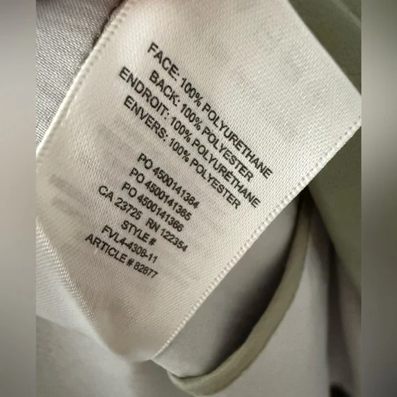 Wilfred Ganna  Faux leather shirt jacket - Picture 7 of 8